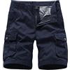 LDZYXY Offerta Lampo del Giorno Bermuda Uomo Pantaloni Corti da Corsa Tuta Palestra Men's Summer Wear Leggero Pantaloncini Estivi Eleganti (Marina Militare, 3XL)