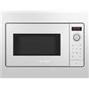 Bosch BFL523MW3 Serie 2 Microonde da incasso, 38 x 50 cm, 800 W, piatto girevole 27 cm, fermata porta a sinistra, AutoPilot 7 7 programmi automatici, supporto per la pulizia, display touch a LED