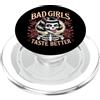 Retro Bad Girls Apparel Gifts Le cattive ragazze hanno un sapore migliore - Vintage Devil Rebellious Girl PopSockets PopGrip per MagSafe