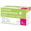 TERUMO ITALIA SRL Ago Per Penna Da Insulina Nanopass 32,5 Gauge Lunghezza 4 Mm100 Pezzi