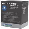 A.MENARINI DIAGNOSTICS Strisce Misurazione Glicemia Glucofix Tech Sensor 25 Pezzi