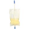 FARMACARE SRL Sacca Raccolta Urina Da Gamba Da 750 Ml Con 2 Lacci Con Valvola Antireflusso E Rubinetto Di Scarico Push Pull Tubo 10 Cm10 Pezzi