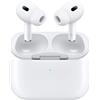 Accessori Apple AirPods Pro 2 wireless con custodia di ricarica MagSafe Usb-C Bianco MTJV3 Extra EU Garanzia ITA