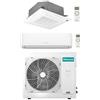 Hisense Climatizzatore Condizionatore Hisense Hi Comfort + Cassetta 4 vie R32 Dual Split Inverter 9000 + 18000 BTU con U.E. 3AMW62U4RJC NOVITÁ Classe A++/A+