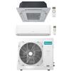 Hisense Climatizzatore Condizionatore Hisense Hi Comfort + Cassetta 4 vie R32 Dual Split Inverter 12000 + 12000 BTU con U.E. 3AMW72U4RJC NOVITÁ Classe A++/A+