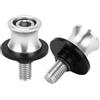 KIMISS Supporti per Cavalletto Moto in Alluminio CNC,Supporto universale CNC in alluminio per bobine di montaggio Bobbins m10, adattatore oscillante per moto, bobina braccio oscillante, 10 mm