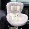 Sbyzm Seggiolino auto per bambole La-bubu da 17 cm, clip di ventilazione per sedile auto per bambole da 10-17 cm, carino seggiolino auto di sicurezza con morbido cuscino per fan delle bambole cieche