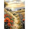 AIRDEA Mare Diamond Painting, Papaveri Diamond Painting Kit Completo, Diamantini Crystal Art Hobby Creativi Adulti Decorazione per Casa 30x40 cm
