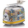 Ariete Toaster Positano Edition (155) Tostapane Elettrico In Metallo 6 Livelli Doratura Espulsione Automatica 2 Fette810W