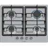 Bosch Piano Cottura a Gas 4 Fuochi 60 cm con Griglia in Ghisa colore Inox - PGP6B5K90