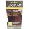 BIOS LINE SPA Biokap Nutricolor - Tinta per Capelli Colore 6.66 Rosso Rubino - 140 ml