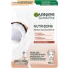 GARNIER NutriBomb Milky Mask Nutriente Illuminante 28 gr Pelle secca Maschera in Tessuto
