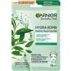 GARNIER SkinActive Hydra Bomb The Verde Idratante Opacizzante 28 gr The Verde Pelle secca Maschera in Tessuto