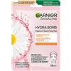 GARNIER SkinActive Hydra Bomb Super Idratante Lenitiva Camomilla e Acido Ialuronico 28 gr Camomilla Pelle secca e sensibile Maschera in Tessuto