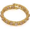Sospiri Venezia Bracciale Donna 16 Perle in Vetro Diametro 8 mm Braccialetto Originale Vetro di Murano Gioiello Idea Regalo Gioiello Made In Italy Certificato (Bianco)