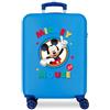 Disney Circle Mickey Trolley cabina Azzurro 37x55x20 cms Rigida ABS Chiusura a combinazione numerica 34L 2,6Kgs 4 doppie ruote Bagaglio a mano