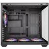 ANTEC CX800 Mid Tower Gaming Case, Black, 270 Full-view tempered glass, 3 x 120mm ARGB reverse fans, 1x USB 2.0 / 1x USB 3.0, ATX, Micro ATX, ITX