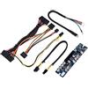 VBESTLIFE Alimentatore per PC da 12 V con alimentazione da 300 W Alimentatore per PC da 24 pin con cavo Connect/AUX/SATA per case Mini-ITX e 1U