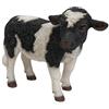 Hi-Line Gift Ltd Mucca in Piedi Statua, Piccolo, Nero/Bianco