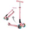 PROLUDIS Globber Monopattino Primo Pieghevole con Luci Rosa