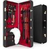 Bedroom Fantasies Bondage Suitcase Cow Leather 17 pcs