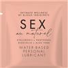 Bijoux Indiscrets Sex Au Naturel Hyaluronic + Panthenol + Bioecolia + Aloe Vera Water-Based Personal Lubricant Sachette 2ml