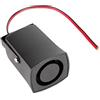 Akozon Cicalino di Retromarcia Universal 12V 115db Car Reverse Alarm Back Up Horn Beeper Buzzer Nero Cicalino per Esterno