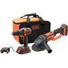 BLACK & DECKER Combo Kit Black+Decker BCK24D2S-QW 18V 2Ah