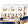 Dove Olio di cocco e latte di mandorle crema per le mani, confezione da 6 (75 ml x 6)