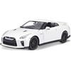 Burago BBURAGO B18-21082- Nissan GT-R 2017 1:24, Colore Rosso,Bianco metallizato, 18-21082