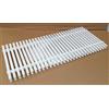 SCP 1 Mt Griglia Dritta in Polipropilene Speciale Anti-UV per Canale di Sfioro Piscina - Larghezza Mm 250 - Spessore Mm. 25 - Prezzo al Metro