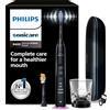 Philips Sonicare DiamondClean Smart 9400 spazzolino elettrico, spazzolino sonico con app, sensore di pressione, rilevamento della testina, nero, modello HX9917/89