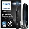 Philips Sonicare DiamondClean 9000 spazzolino elettrico, spazzolino sonico con app, sensore di pressione, 4 modalità di spazzolamento, 3 livelli di intensità, nero, modello HX9911/09