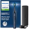 Philips Sonicare 5500, spazzolino elettrico sonico con 2 modalità, avviso di pressione, EasyStart, Smartimer e BrushPacer, blu navy, modello HX7113/01 [Nuova tecnologia]