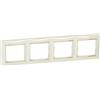 Legrand VL-PLACA 4ELE HOR MARFIL/ORO