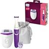Philips Satinelle Essential - Epilatore con filo compatto include rifinitore per la zona bikini BRP505/00
