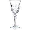 RCR Cristalleria Italiana 21 cl - Melodia Calice Vino Bianco in Vetro - Set 6 Pezzi