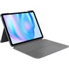 Logitech Combo Touch Custodia con Tastiera per iPad Air 13" Retroilluminata Grigio