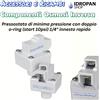 Pressostato minima pressione 10 psi con doppio O-ring - Attacco rapido 1/4