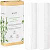 Navaris 2x Rotolo Carta da Cucina Riutilizzabile - Rotoli Asciugatutto Riutilizzabili - Rotoloni Carta Assorbente 100% Viscosa - 20 Strappi - Lavabile