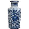 Red Lantern Oriental Furniture - Vaso in porcellana, motivo floreale, 30,5 cm, colore: Blu e Bianco