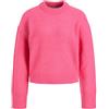 JJXX Jxember LS Fluffy Crew Neck Knit Noos Maglione, Rosa Carminio, S Donna