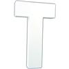 Décopatch AC719Cpack - Un Lot de 3 supports en papier blanc mâché 3x12,5x20,5 cm, Lettre T