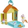 Peppa Pig Peppa's Adventures, playset La piscina di Peppa, giocattolo per età prescolare, include 1 action figure e 4 accessori