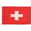 AZ FLAG Bandiera Svizzera 45x30 cm Svizzera Poliestere Leggero Cordini | Uso interno bandiera decorativa Schweiz doppie cuciture e bordi rinforzati
