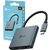 TP-LINK TPLINK UH3020C USB-C 3IN1 HUB USB/USB-C/HDMI ADATTATORE MULTIPORTA