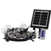 Ledme ghirlanda led solare 3w 10 lampadine e27 per esterno ip65 3000k calda