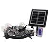 Ledme ghirlanda led solare 3w con 10 lampadine e27 da esterno ip65 rgb