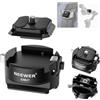Neewer GM47 Kit piastra a sgancio rapido, interruttore rapido, blocco automatico, piastra QR quadrata compatibile con Peak Design Capture V3 Clip, base a morsetto tipo Arca compatibile con Arca Swiss