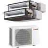 Mitsubishi Electric Condizionatore Mitsubishi Electric SEZ-M Dual canalizzato 9000 + 18000 BTU | MXZ-3F54VF